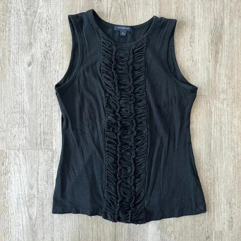 Womens Banana Republic Black Tank Top - M
